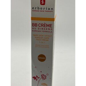 Erborian BB Crème Au Ginseng 5-In-1 SPF 20 Caramel Makeup-Care Face Cream Korean
